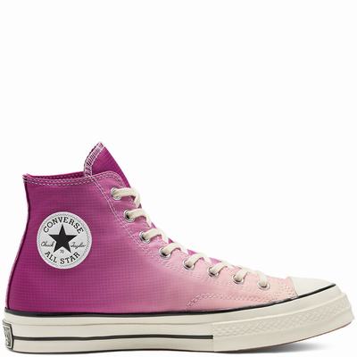 Női Converse Unisex Primaloft Chuck 70 Magasszárú Cipő CO6802139 Rózsaszín Bordó/Sárga